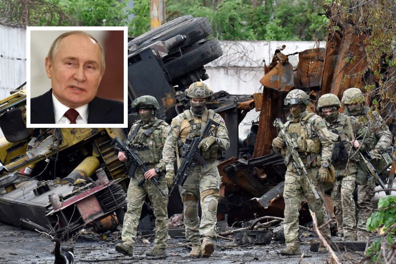 Putin declares Ukraine war "sacred duty"