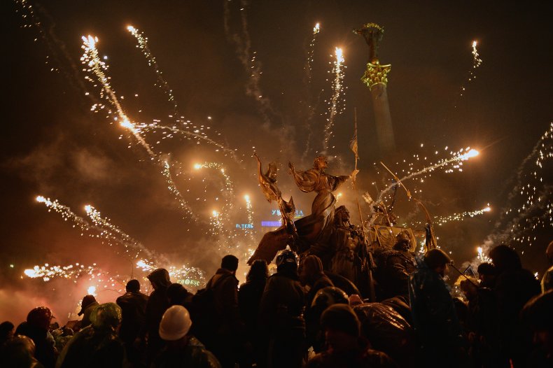 Ukraine fireworks
