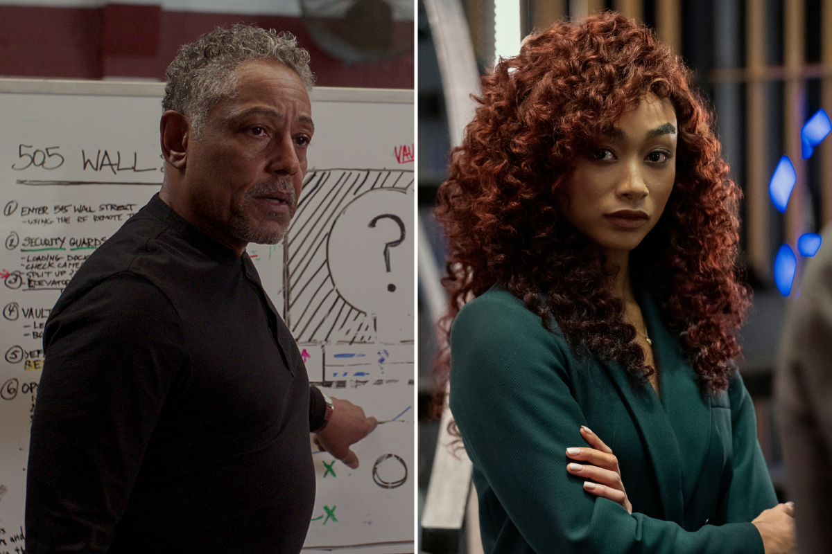 Giancarlo Esposito and Tati Gabrielle in Kaleidoscope