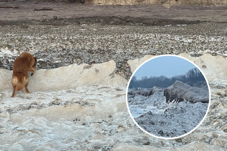 Images of the aftermath of Lake Erie