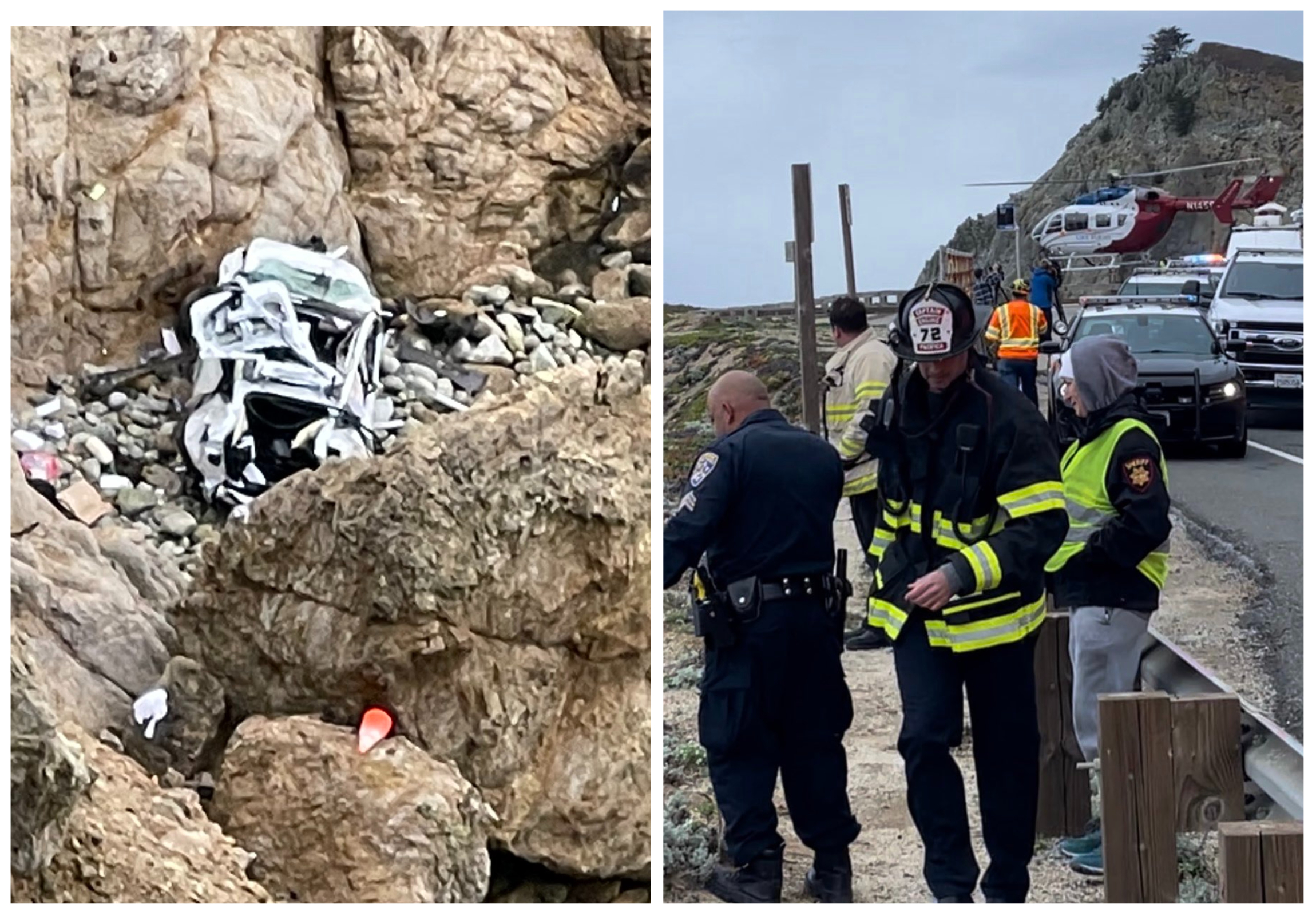Why police say California dad drove Tesla off cliff at Devil's Slide