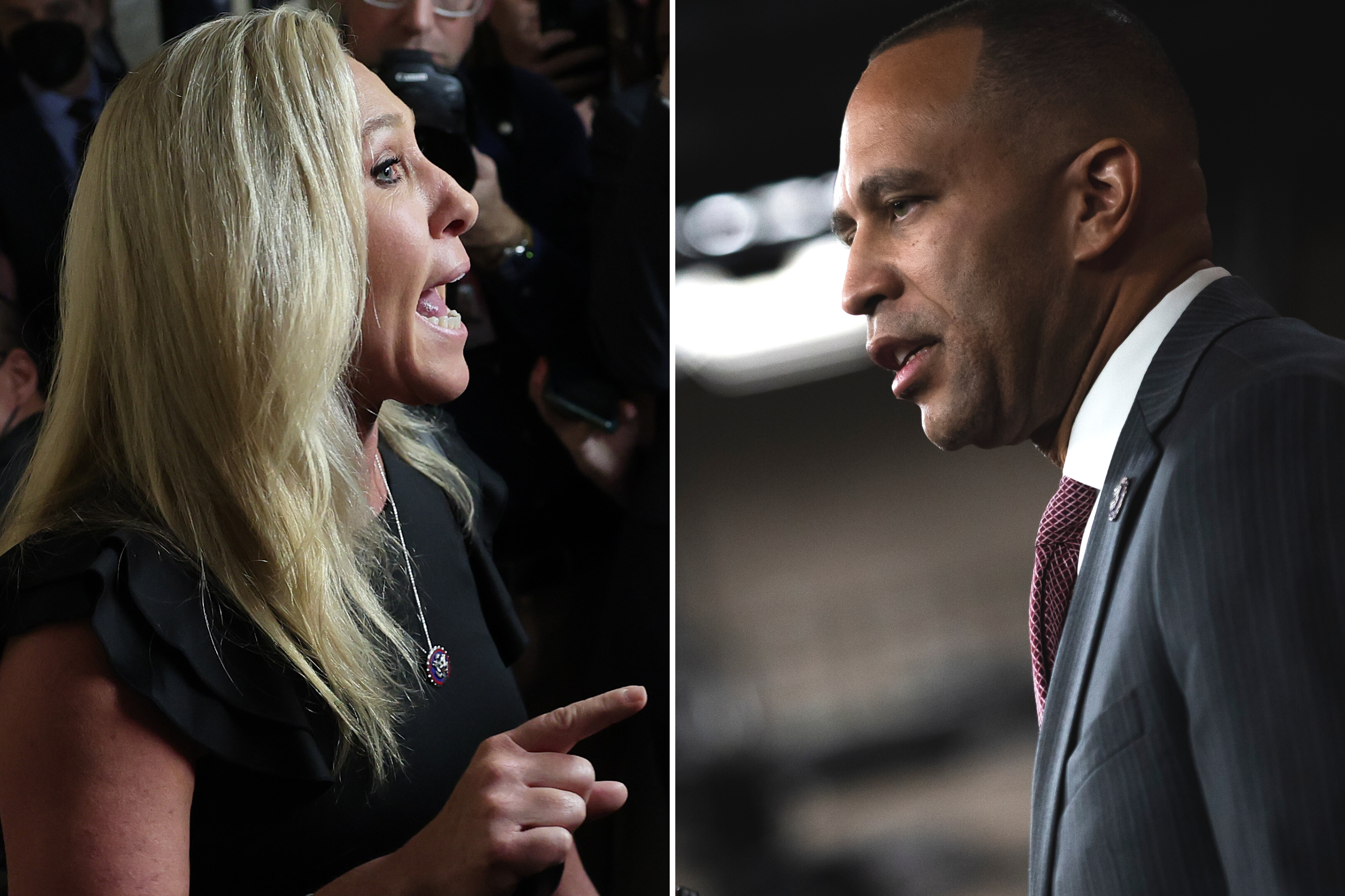 Marjorie Taylor Greene Launches Attack on Hakeem Jeffries
