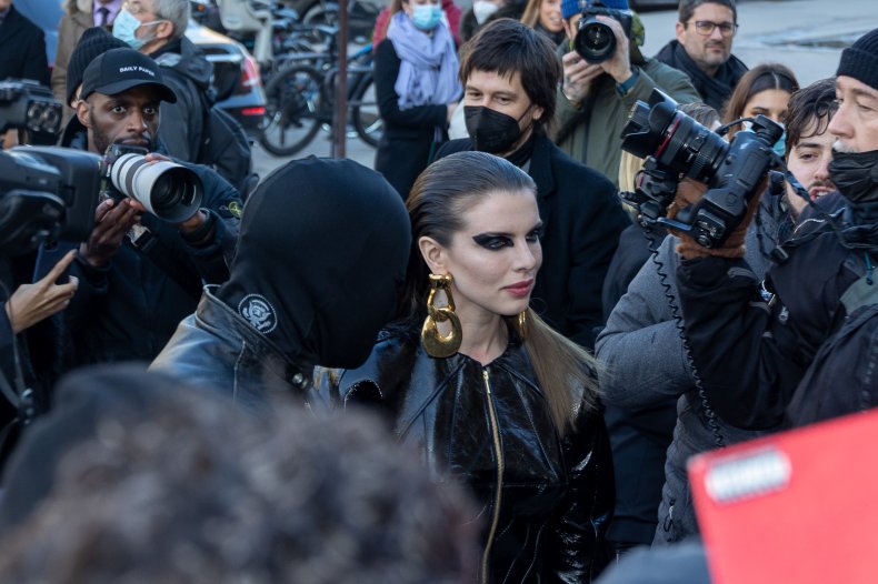 Kanye West and Julia Fox Paris 2022
