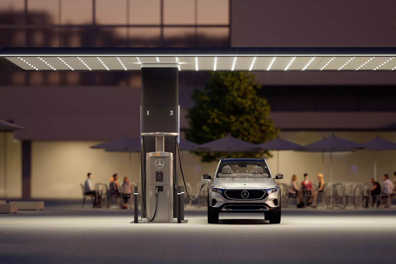 Mercedes Building Tesla-like US Electric Vehicle Charging Network