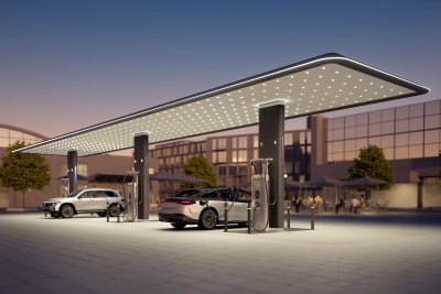 Mercedes-Benz ChargePoint Opluedstatioun Hubs Mercedes-Benz ChargePoint Opluedstatioun Hubs