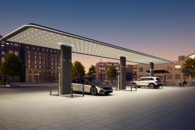 Mercedes-Benz ChargePoint Opluedstatioun Hubs Mercedes-Benz ChargePoint Opluedstatioun Hubs