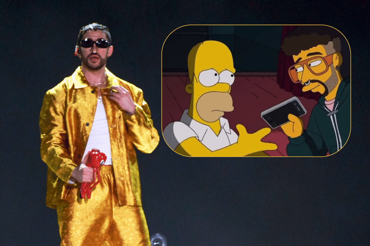 Bad Bunny and The Simpsons