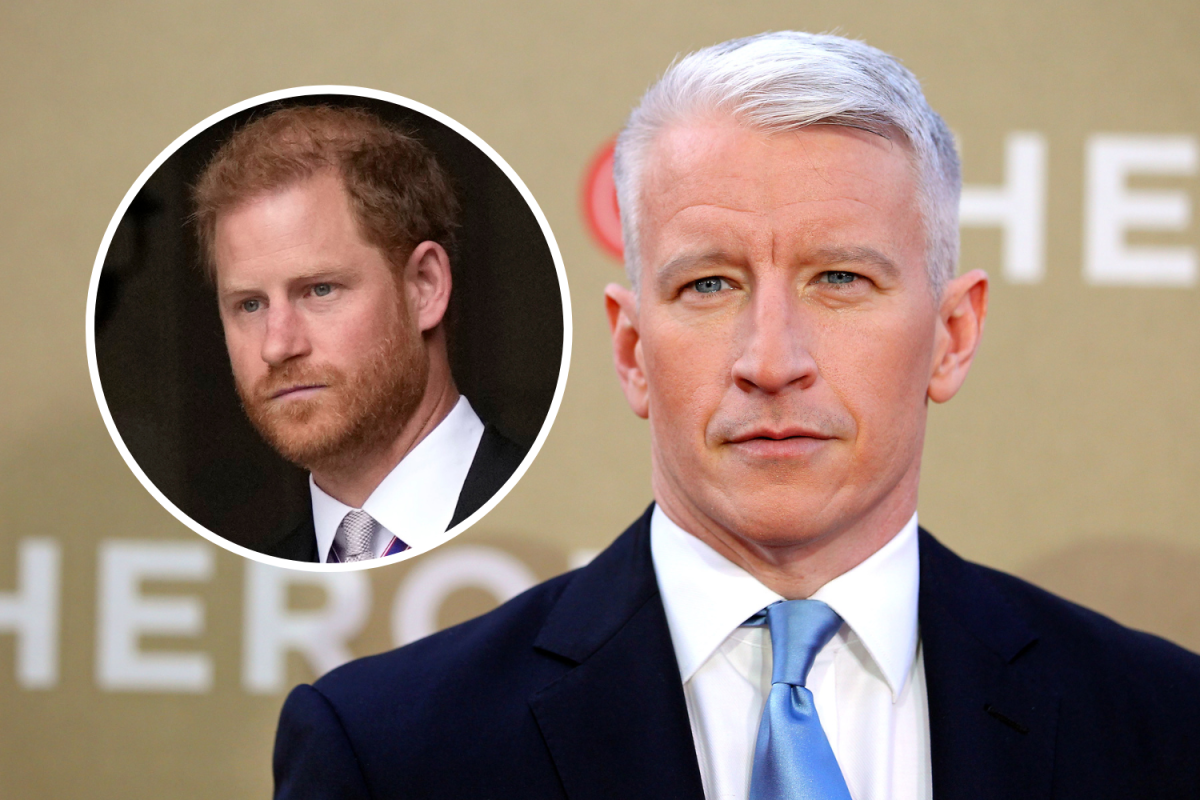 Prince Harry and Anderson Cooper