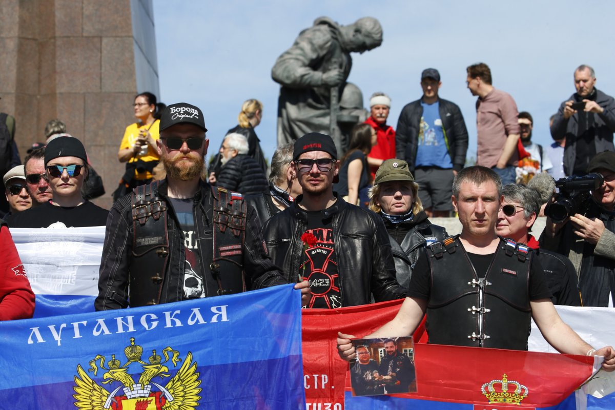 Members of the Russian Night Wolves