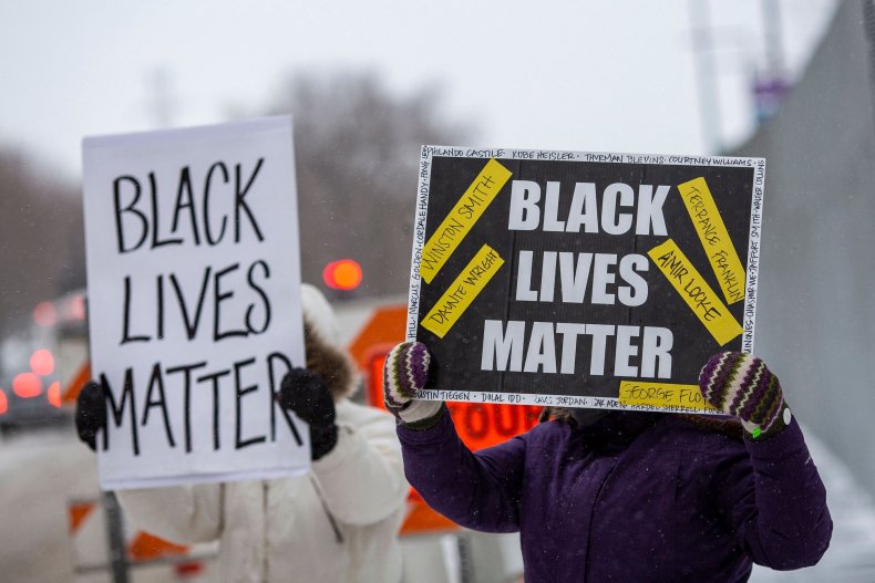 Black Lives Matter protest signs