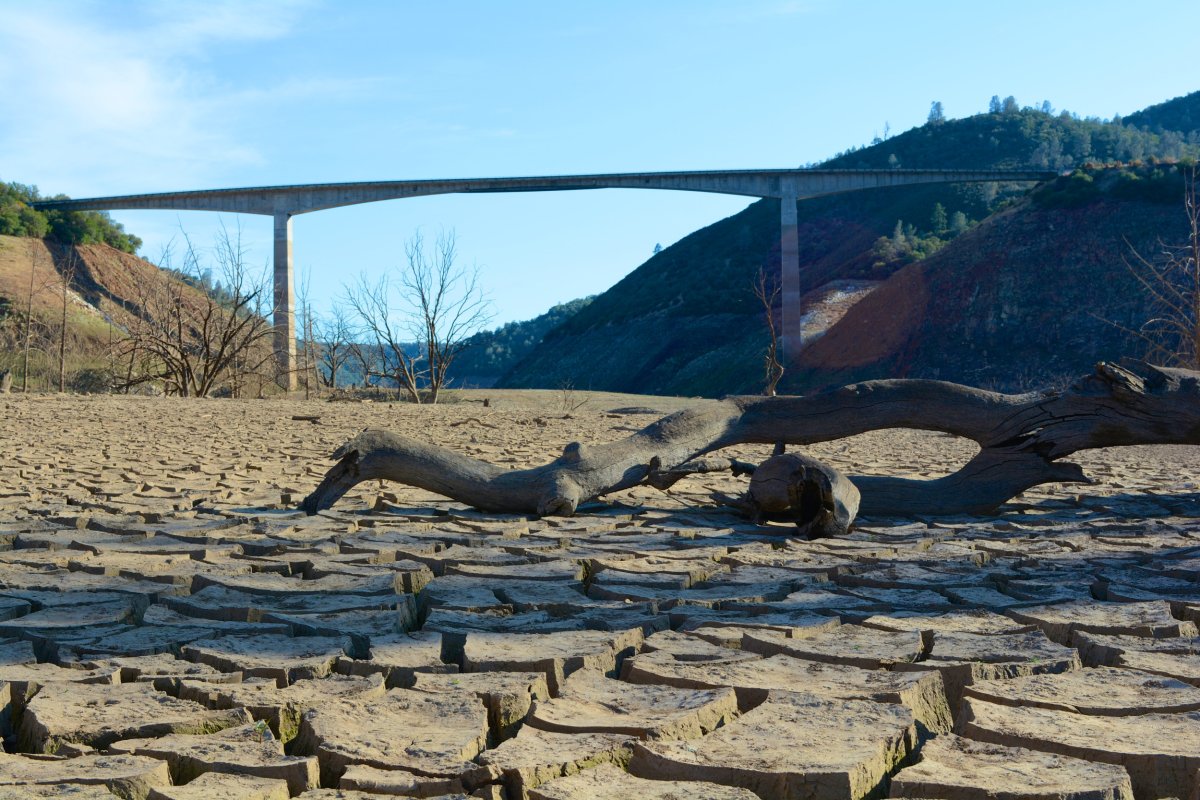 california drought bridge
