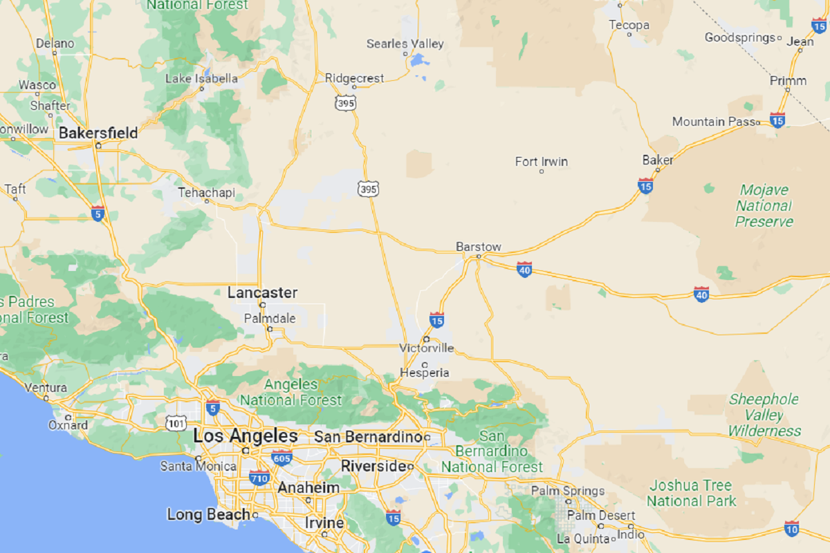 California Flood Warning Map As Thousands Forced To Evacuate   California Flooding Map La Riverside San Bernadino 