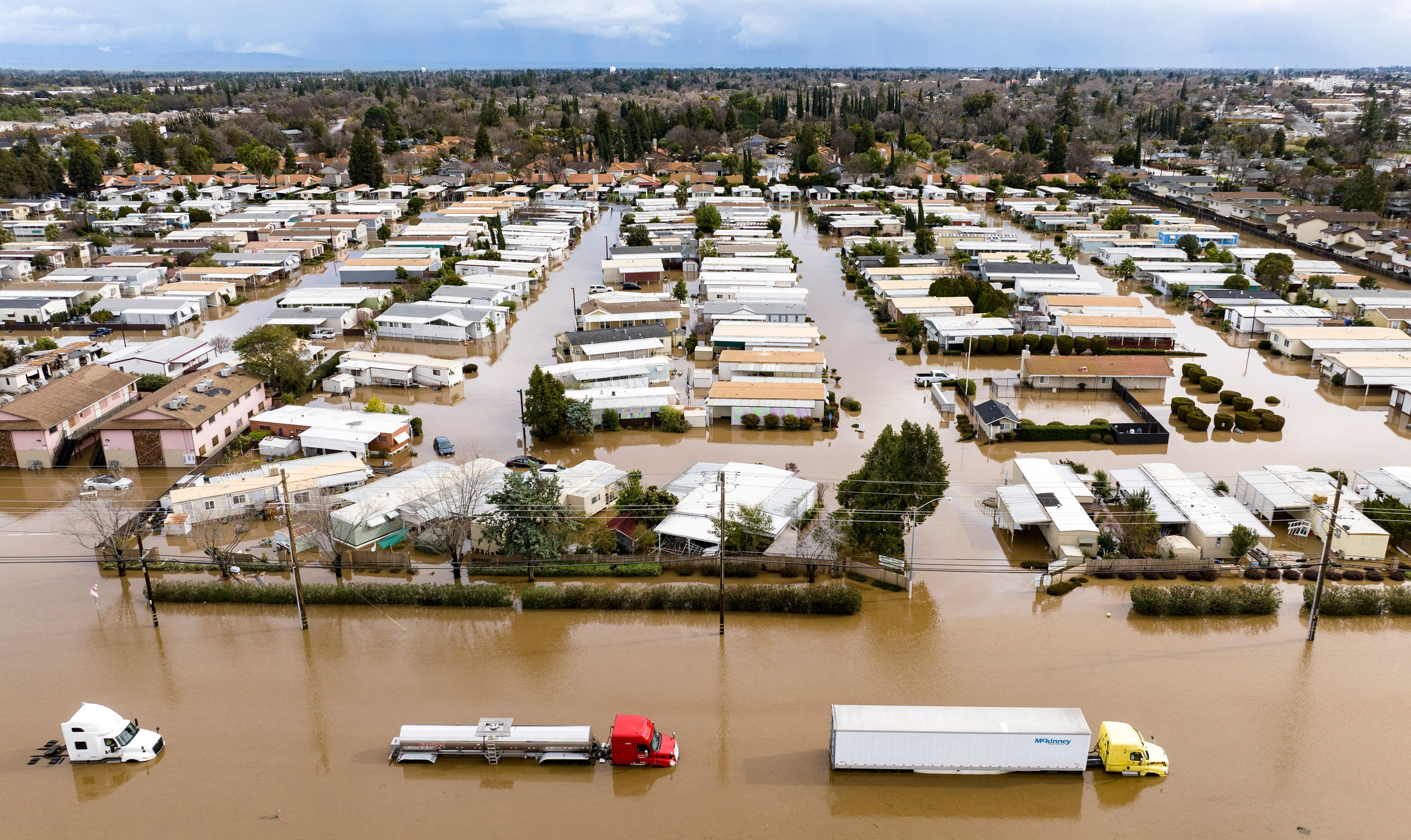 California Storm Updates Flooding Causes Widespread Damage, More Rain
