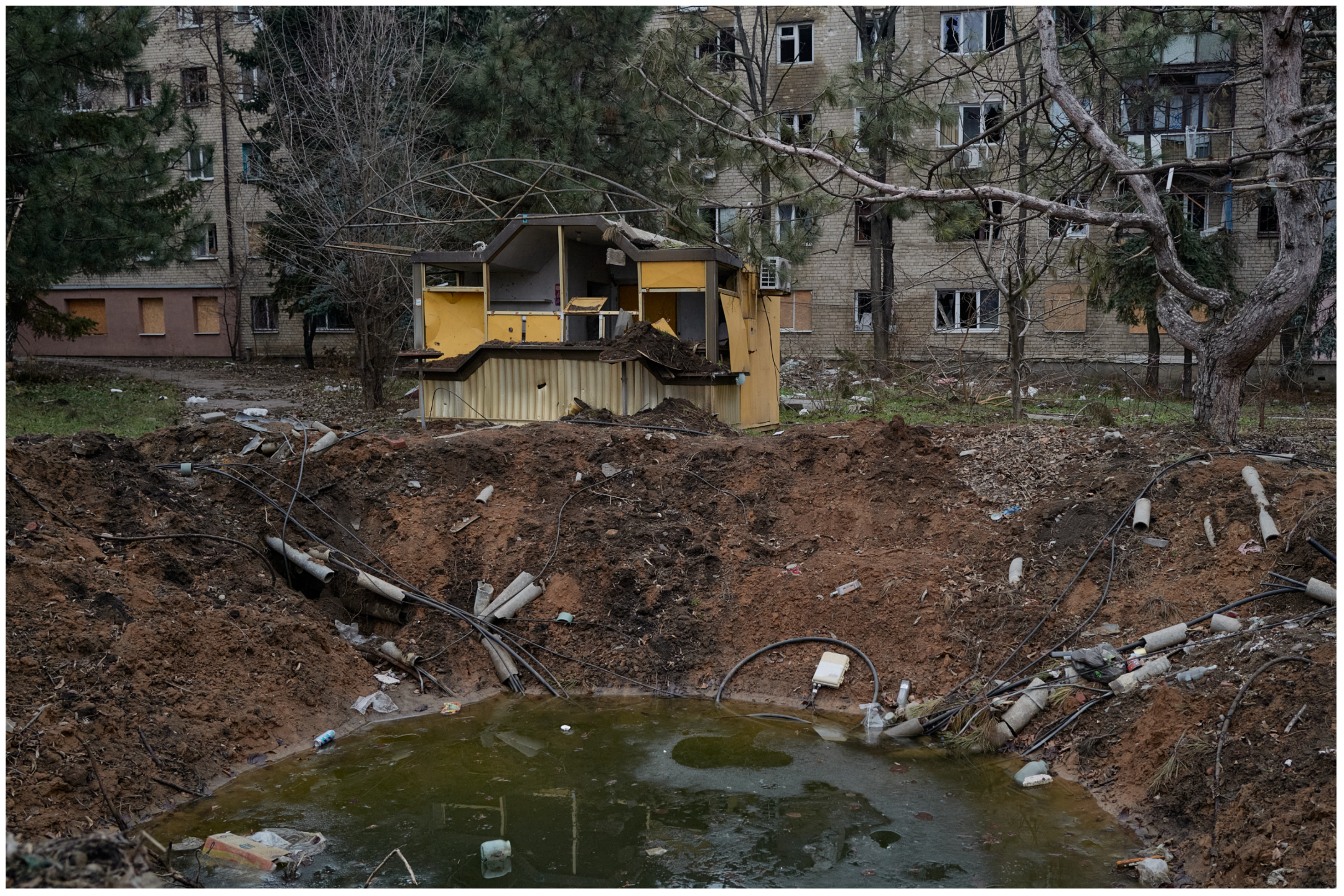 Satellite Photos Show Harrowing Aftermath of Battle for Bakhmut Bombing