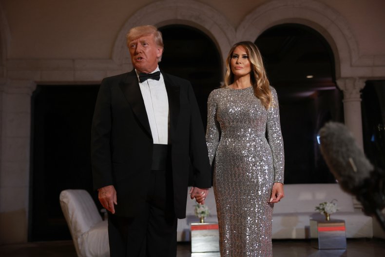 Donald and Melania Trump Mar-a-Lago 2022