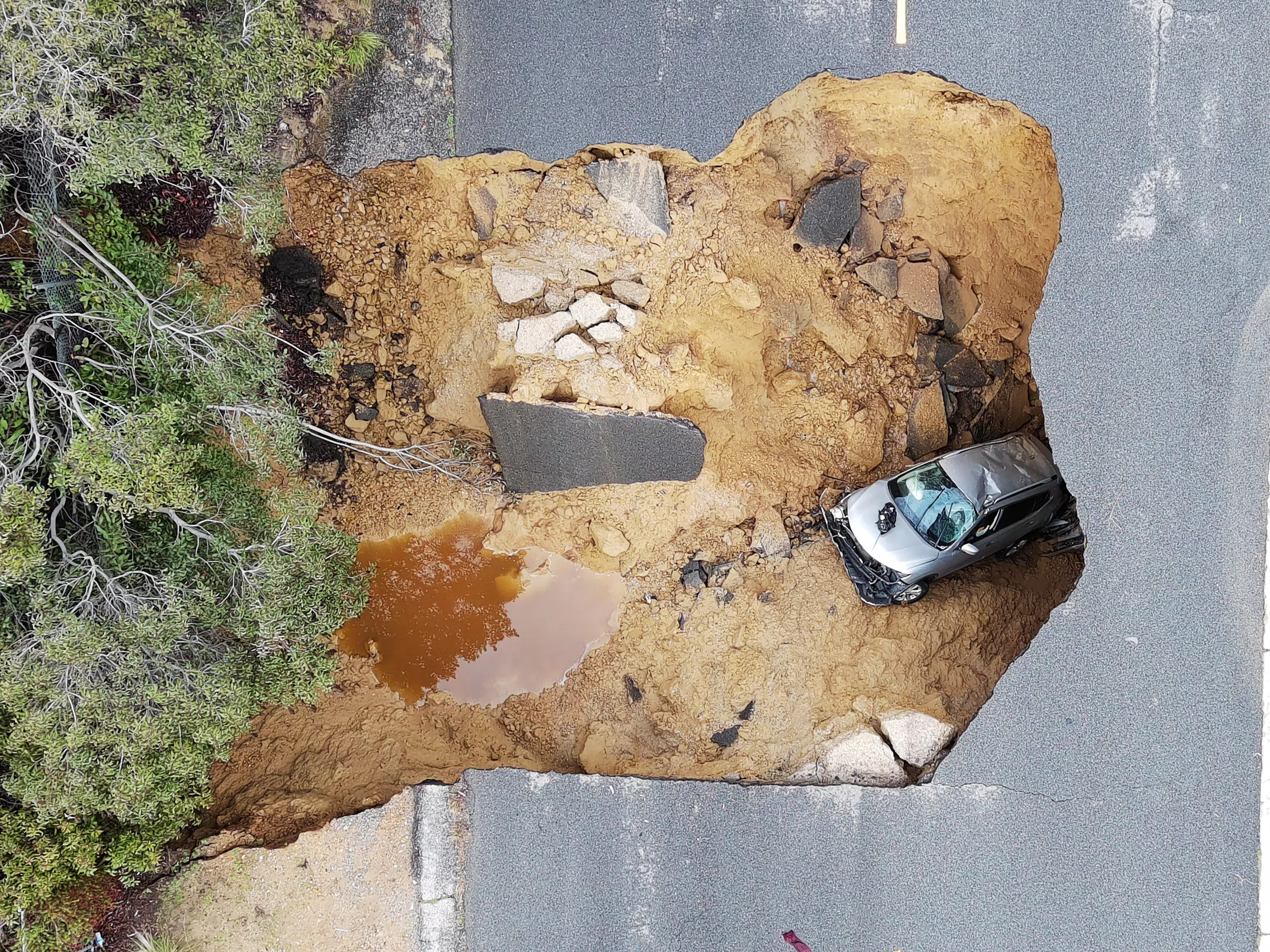 Sinkholes Set to Swallow Chunks of California After Rain and Flooding - Vimarsana News