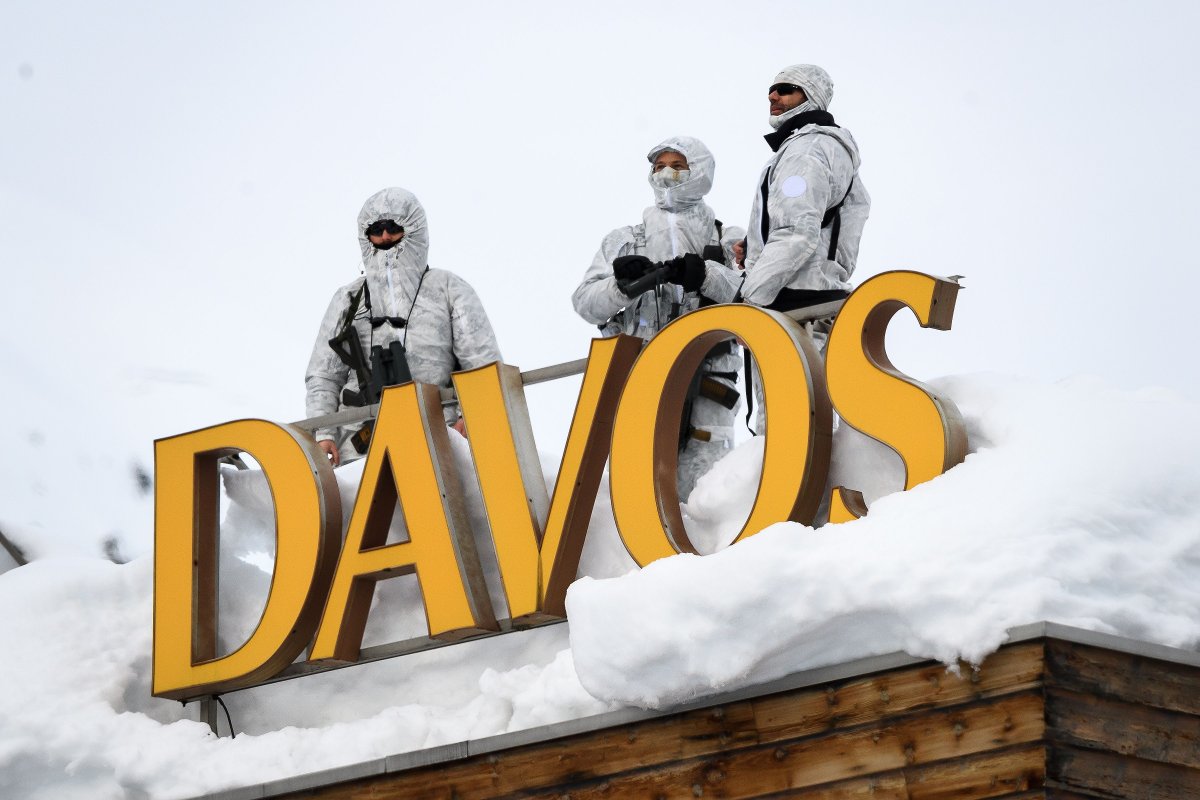 Soldiers in Davos