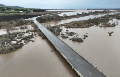 Footage of Salinas River Flooding