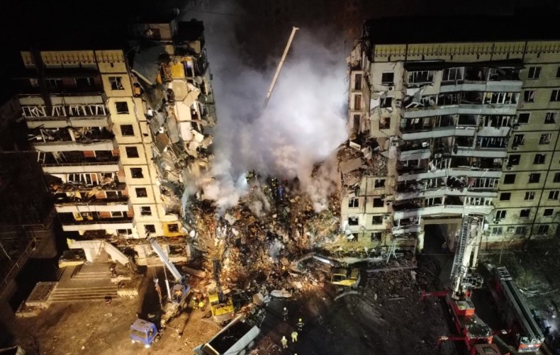 Dnipro Apartment Death Toll Rises Above 35