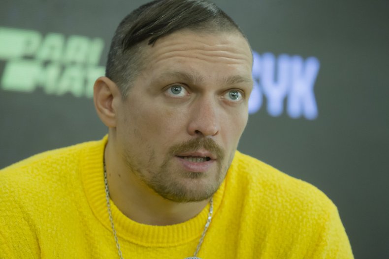 Watch Ukrainian Boxing Champ Usyk Blast Putin: 'Russia Is The Third Reich'