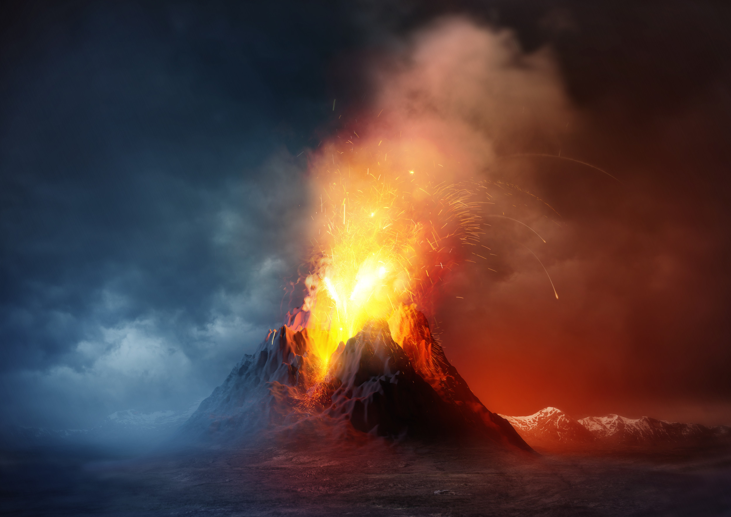 Кипящего пламени. Супервулкан Кампи Флегрей. Извержение супервулкана Тоба. Вулкан картина. Сказочный вулкан.