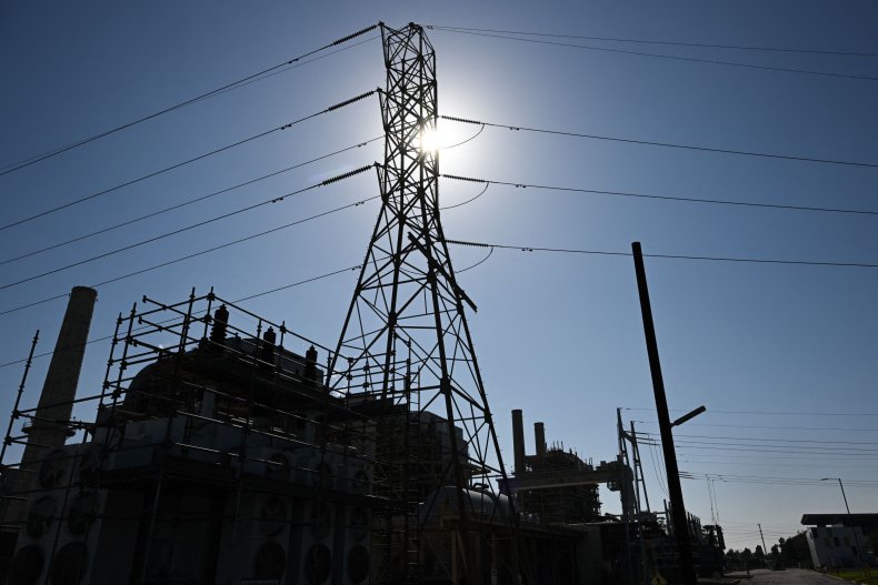 California power plant heat wave