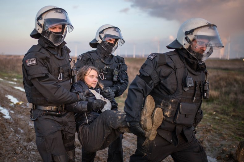 Greta Thunberg detenuta in Germania