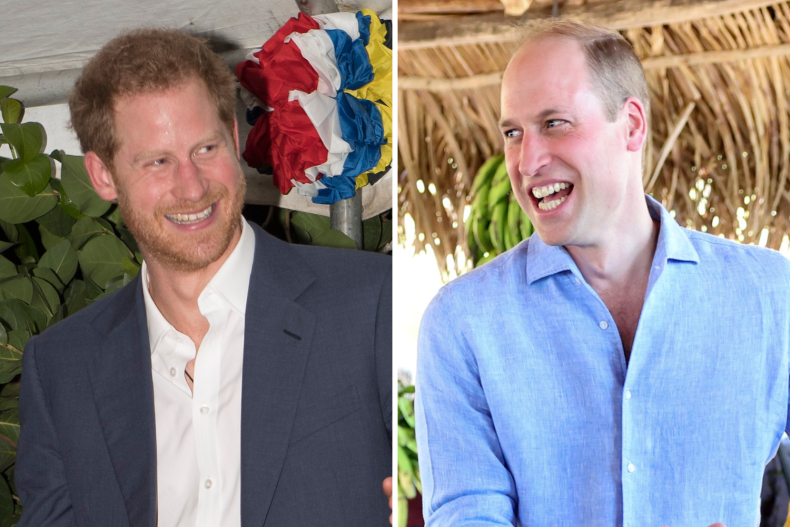 Prince William and Prince Harry Dancing