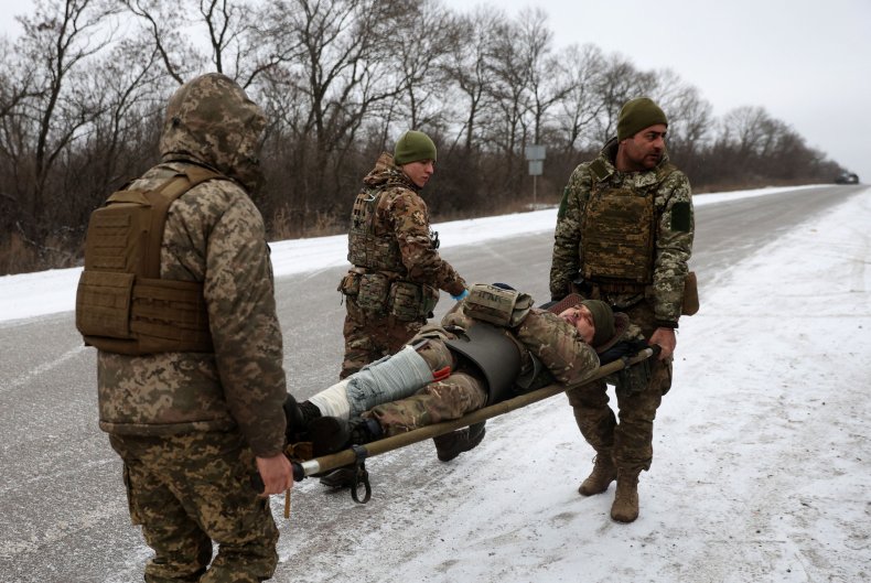 Soledar Ukraine Russia Wagner Group Drone Strike