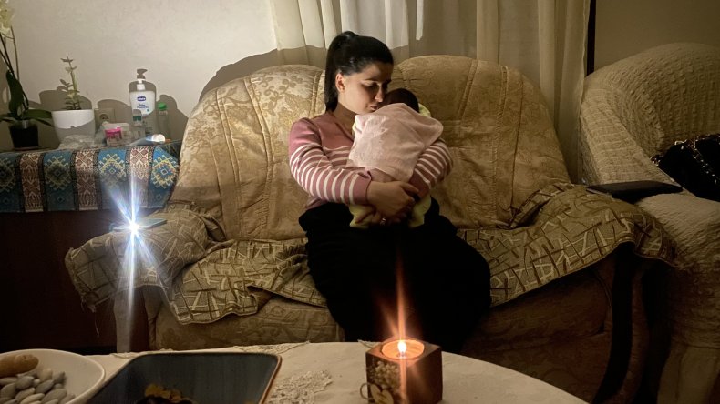 Mariam Sargsyan with baby