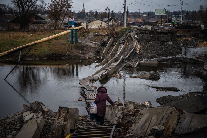 Bakhmut bridge