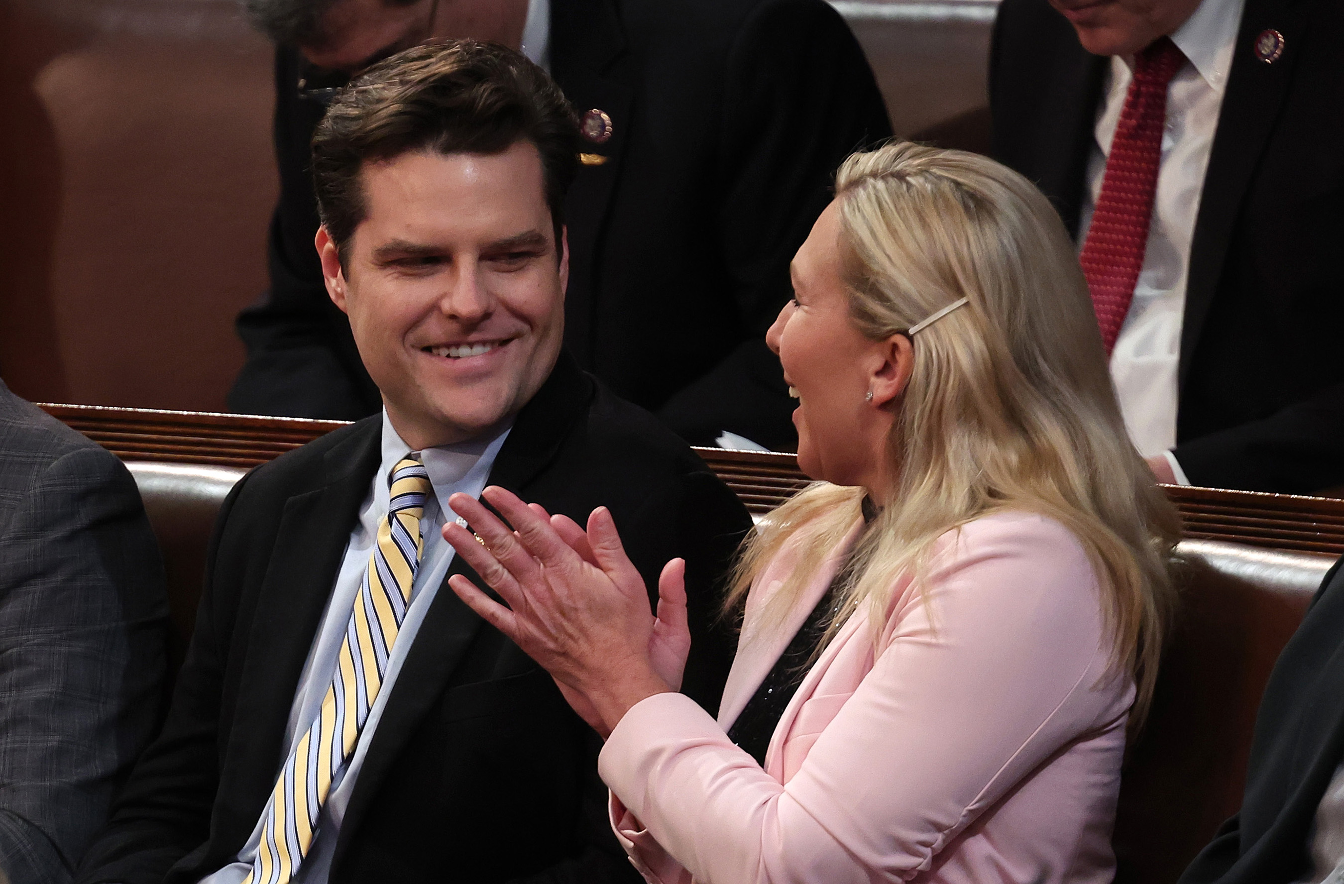 Marjorie Taylor Greene Committees Spark Feud With Matt Gaetz