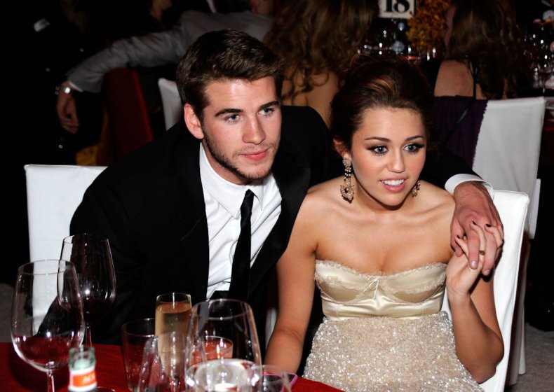 Liam Hemsworth and Miley Cyrus