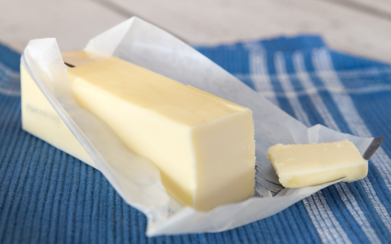 A slab of butter.