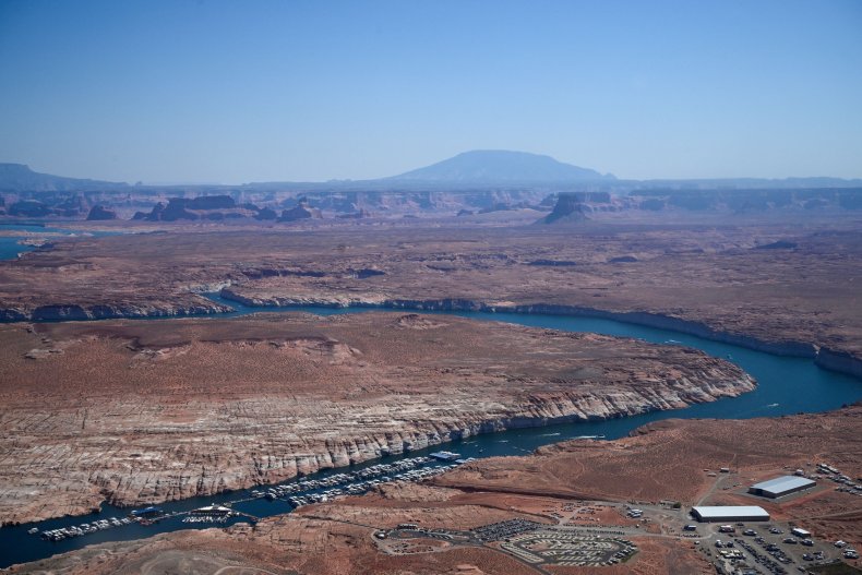 Low water in Lake Powell