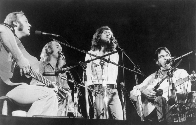 Crosby, Stills, Nash & Young in 1974