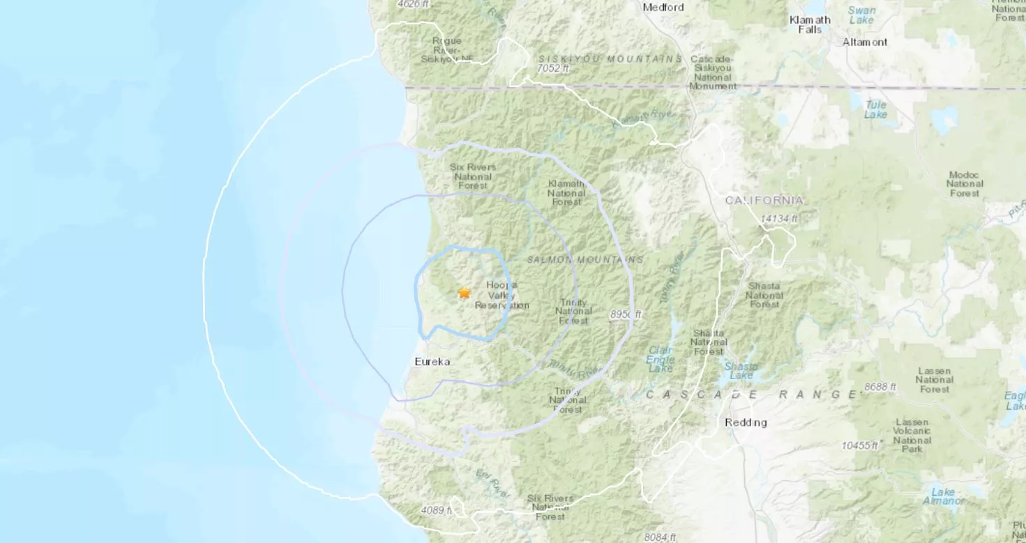 California: Magnitude 4.3 Earthquake Hits Near Eureka, Humboldt County - Vimarsana News