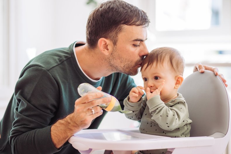 Baby and dad