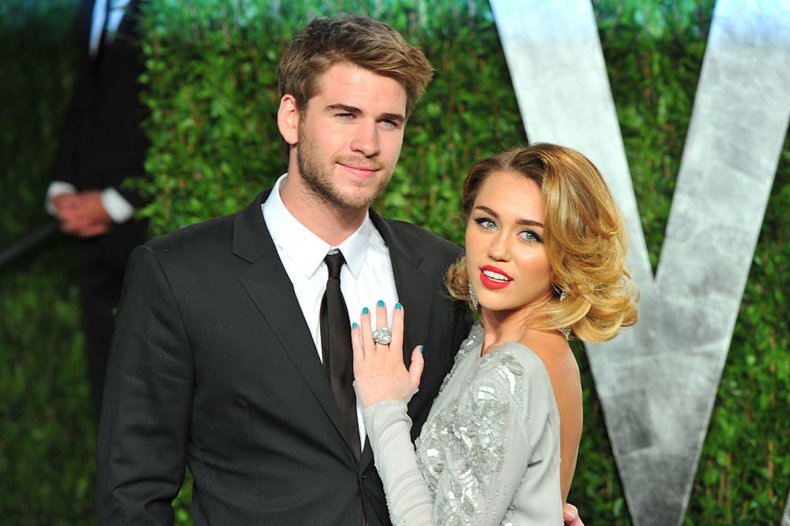 Liam Hemsworth and Miley Cyrus