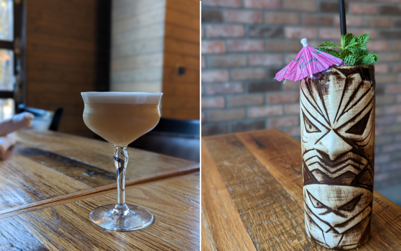 The Kanye West and Pete Davidson cocktails.