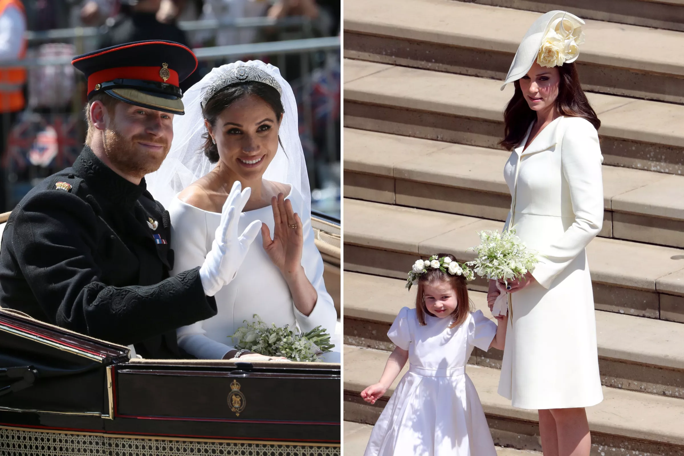 Antage fjende kaste støv i øjnene Fact Check: Did Kate Middleton Wear White to Meghan Markle's Wedding?