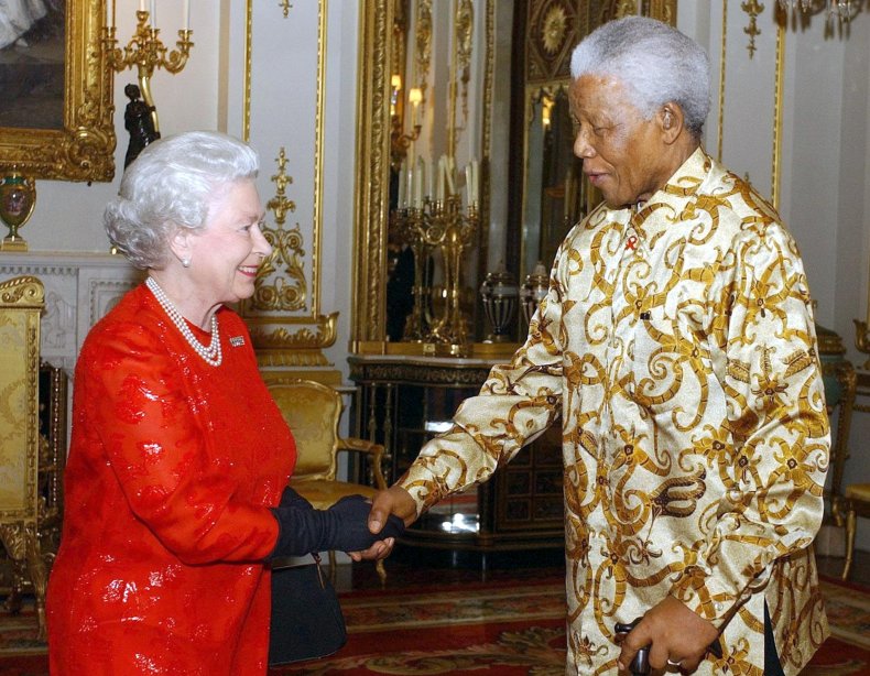 Queen Elizabeth II and Nelson Mandela
