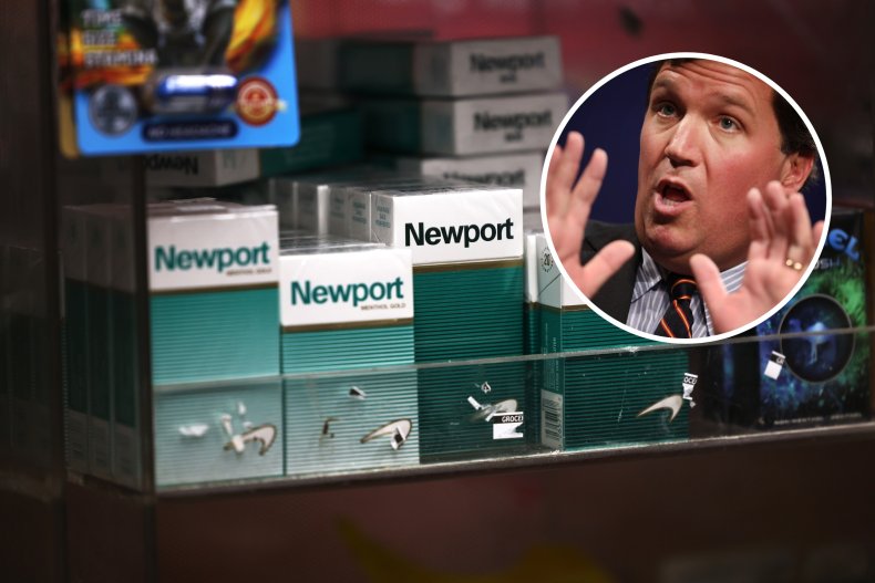 Tucker Carlson Menthol Cigarette Bans Nicotine Frees
