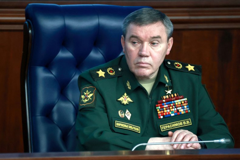 Chief of the General Staff of the Russian Army Valery 