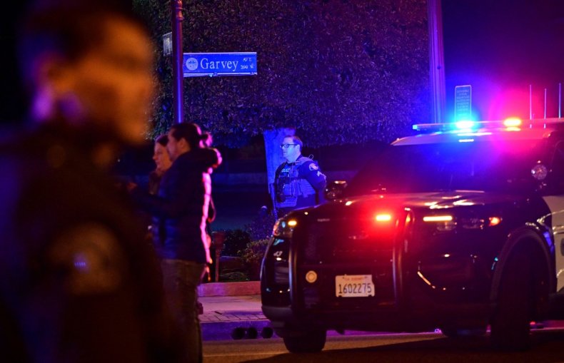 Police Patrol on Garvey Avenue, Monterey Park