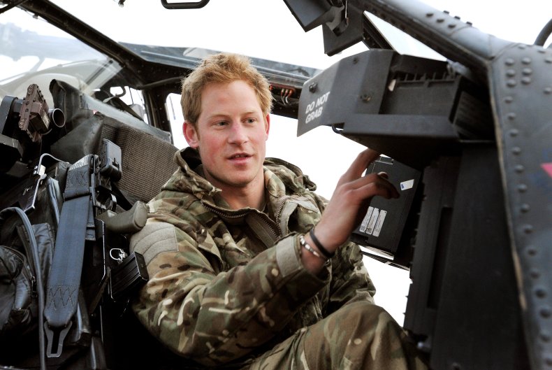 Prince Harry in Afghanistan Helicopter