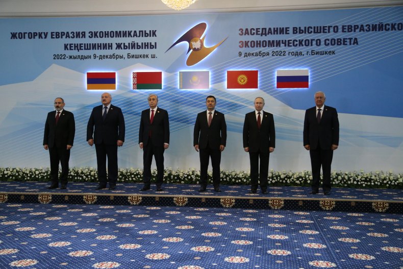 Leader EAEU Vladimir Putin Russia Ucraina