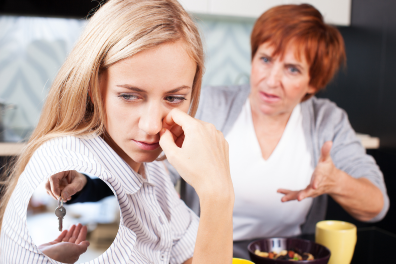 Demanding mother in law