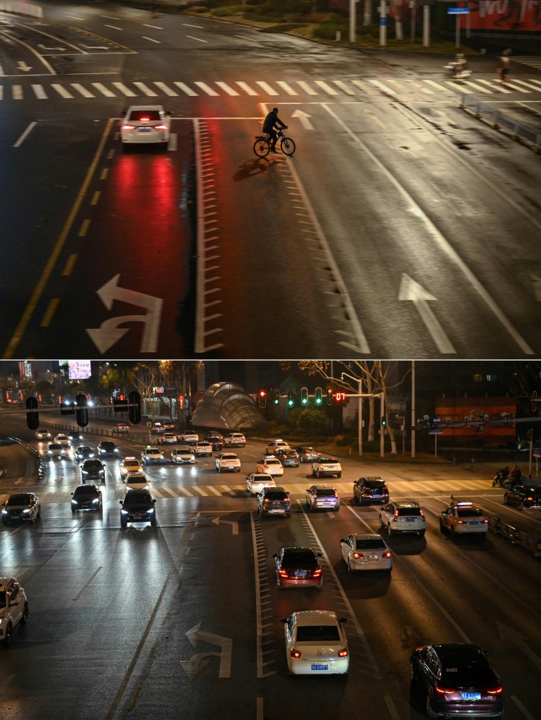 Wuhan Street Then and Now