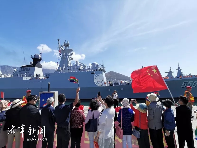 china plan frigate arrives south africa